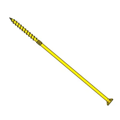 Vis à bois structurelle - tête fraisée - filetage partiel - SWC10.0X300 - Réf. 75376