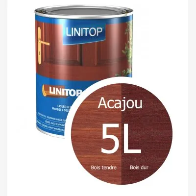 LINITOP CLASSIC : Lasure d&#233;corative de protection haut extrait sec. - R&#233;f. L076