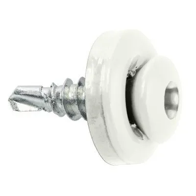 Fixation des lames ALUMINIUM - avec joint EPDM - tête colorée - Réf. WSBP-T-48019-9010_10