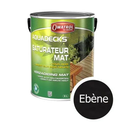 AQUADECKS : Saturateur bois à l'eau - Réf. 555