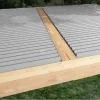 Lame XL aluminium 29mm, longueur 2m, RAL9006 structuré GRIS ALUMINIUM