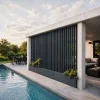Lame XL aluminium 29mm, longueur 3m, RAL7016 structuré gris ANTHRACITE