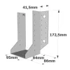 Sabots à ailes extérieures, gamme SAE CLASSIQUE (épaisseur 2mm, profondeur 84mm) - Réf. SAE440/95/2_20