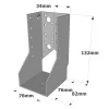 Sabots à ailes intérieures, gamme SAI CLASSIQUE (épaisseur 2mm) - Réf. SAI340/76/2_6