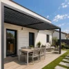 Lame XL aluminium 29mm, longueur 2m35, RAL7016 structuré gris ANTHRACITE