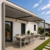 Lame XL aluminium 29mm, longueur 3m, RAL7006 structuré GRIS BEIGE