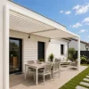 Lame XL aluminium 29mm, longueur 2m35, RAL9010 structuré BLANC