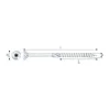 Vis bois tête fraisée Inox A4 - TTSFS6.0X80 - CDT 100 vis - Réf. 74474