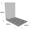 Dimensions de l'équerre ES11/60
