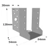 Sabots à ailes extérieures, gamme SBE ECONOMIQUE (épaisseur 1,5mm, profondeur 55mm) - Réf. SBE64/128_6