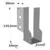 Sabots à ailes extérieures, gamme SBE ECONOMIQUE (épaisseur 1,5mm, profondeur 55mm) - Réf. SBE51/135_10
